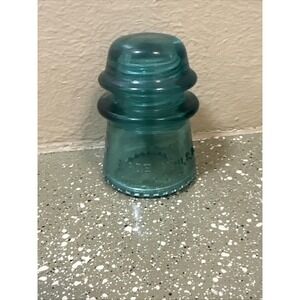 Vintage Blue Aqua Hemingray 16 Glass Insulator Made in USA‎ Beehive Bead